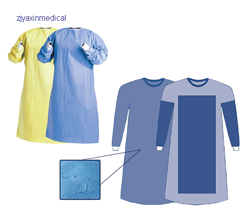 Medical Fabric-Reinforced Surgical Gown
