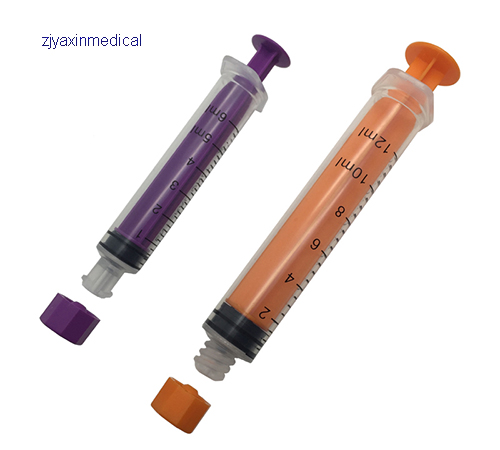 Medical Feeding Syringe With ENF-It Connector