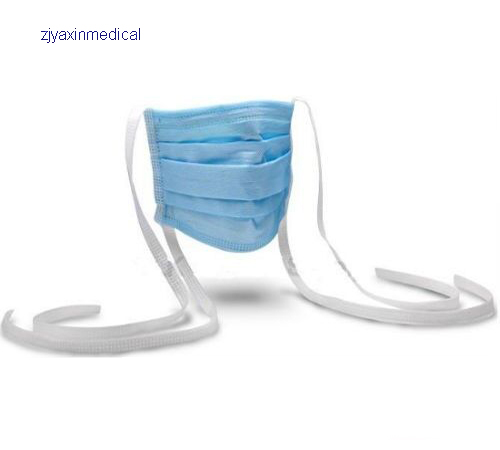 Medical Non Woven Face Mask With Tie-On Straps